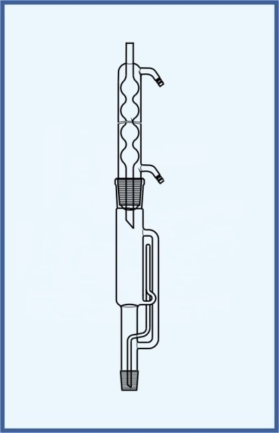 Kühler - Extractor - extractor nach Soxhlet mit Allihn Kühler