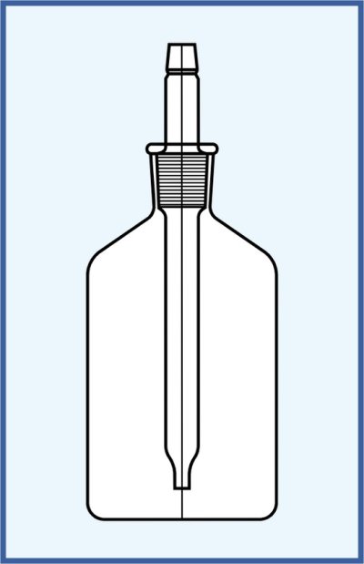Tropfflasche - mit austauschbarer Pipette NS, klar