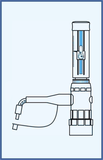 Piston valve dosign devices - Bottle top dispenser TS-1